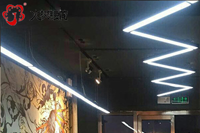 火树银花照明DIY创意铝合金异性led办公吊线灯 